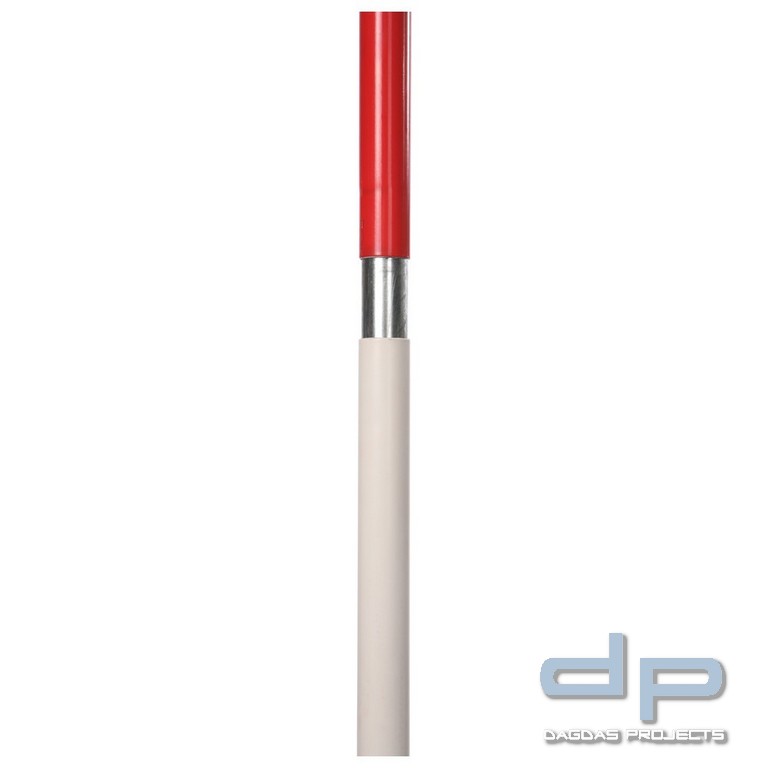 Nestle Fluchtstab zerlegbar, rot/weiß, 2,16 m