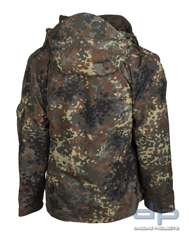 JACKE NÄSSESCHUTZ M.FLEECEJACKE FLECKTARN
