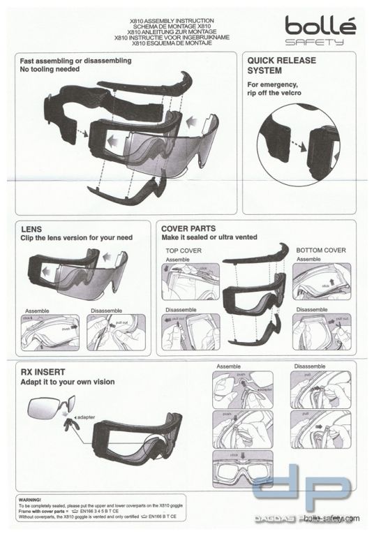 TACT.BRILLE BOLLÉ® X810 SAND