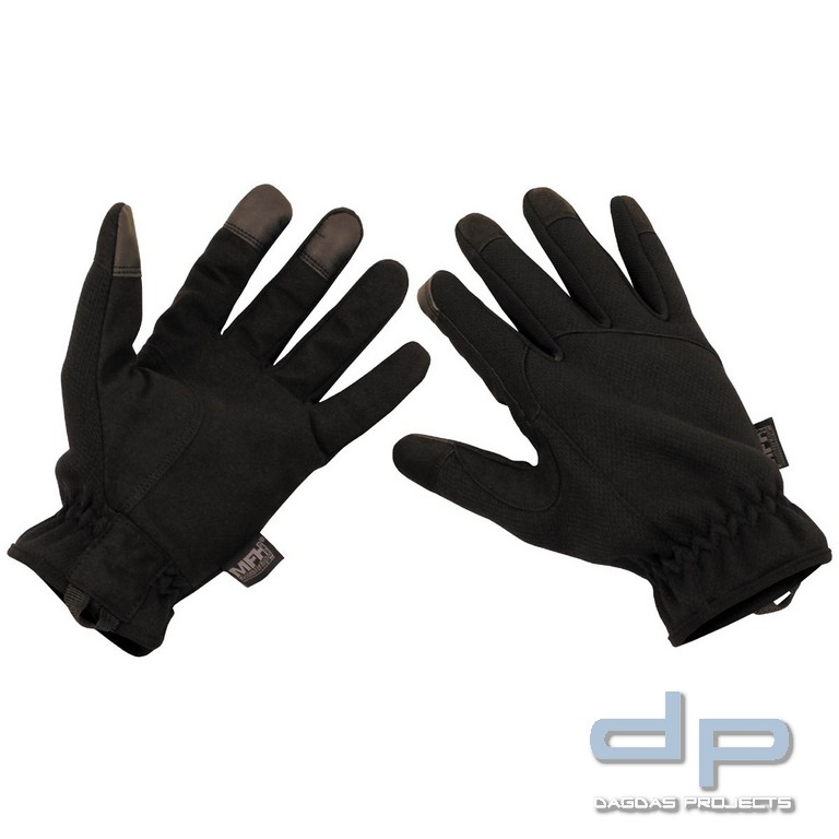 Fingerhandschuhe, schwarz, "Lightweight"