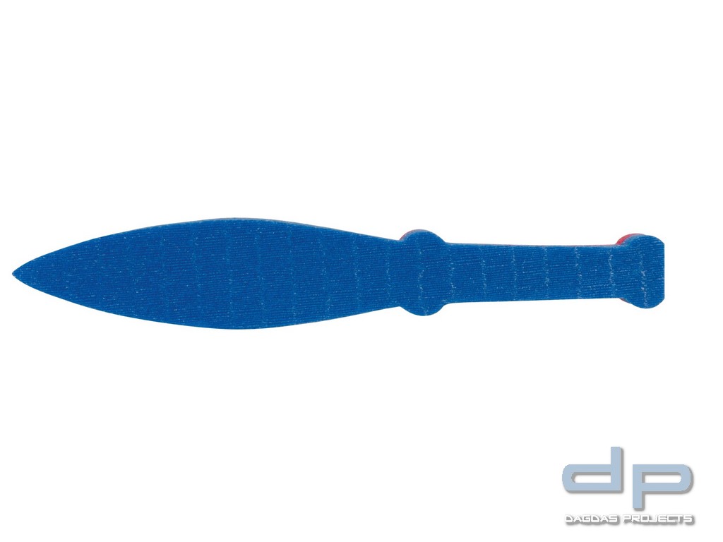 Schaumstoffmesser XPE in Rot/Blau