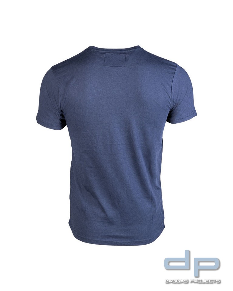 T-SHIRT M.DRUCK ′PILOTS ELITE SCHOOL′ DK.BLAU 3 Stück