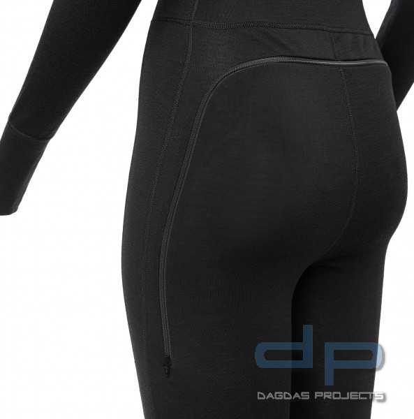 ACLIMA WARMWOOL OVERALL WOMAN SCHWARZ
