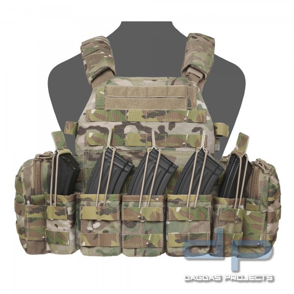 WARRIOR DCS AK 7.62 MM PLATE CARRIER MULTICAM PLATTENTRÄGER