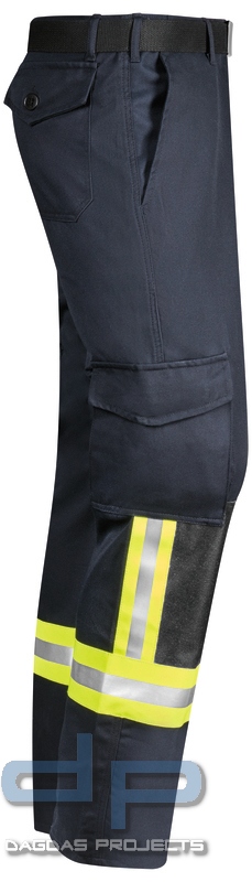 Bundhose Perception mit Knieverstärkung FR, 265 gr/m² dunkelblau