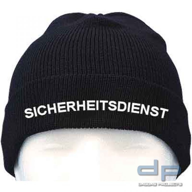 Strickmütze Fleece SICHERHEITSDIENST