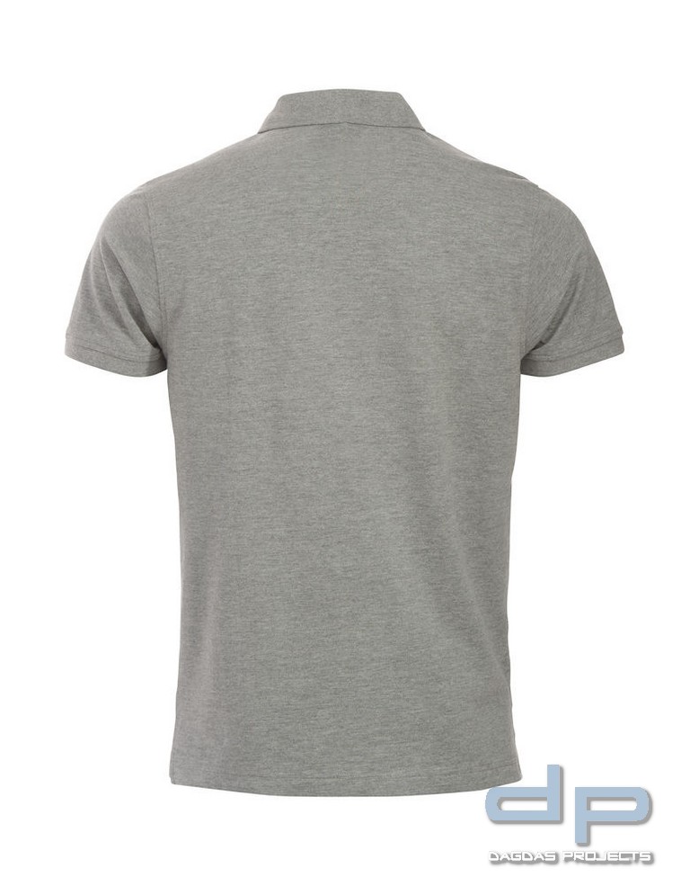 Behörden Polo Shirt Classic Lincoln S/S Graumeliert Größe L