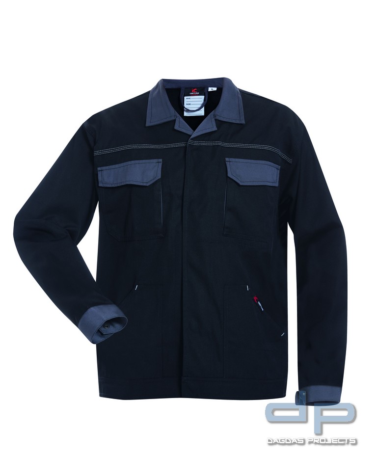 CANVAS BUNDJACKE in SCHWARZ/GRAU