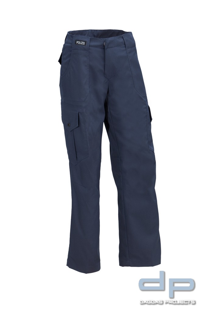 Damen Funktionshose Sommer in Marine mit Patch Polizei