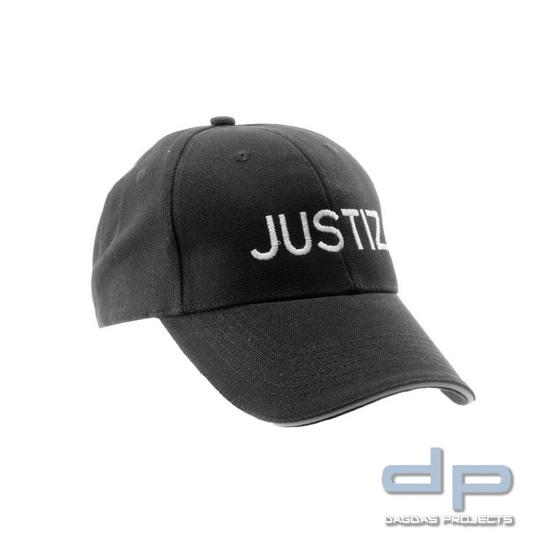 COP® Basecap mit Stick - JUSTIZ vorne, Stickfarbe weiß, Einheitsgröße in verschiedenen Farben
