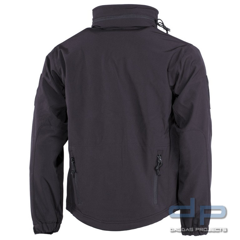 Soft Shell Jacke, "Scorpion", schwarz