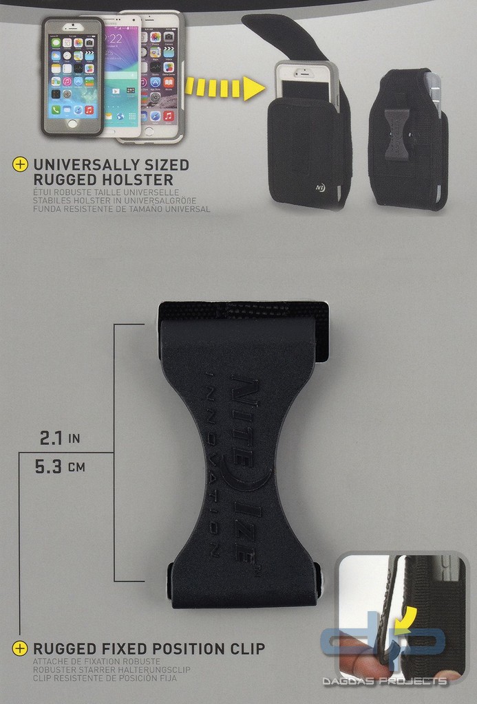 Gürteltasche mit Gürtel-Clip