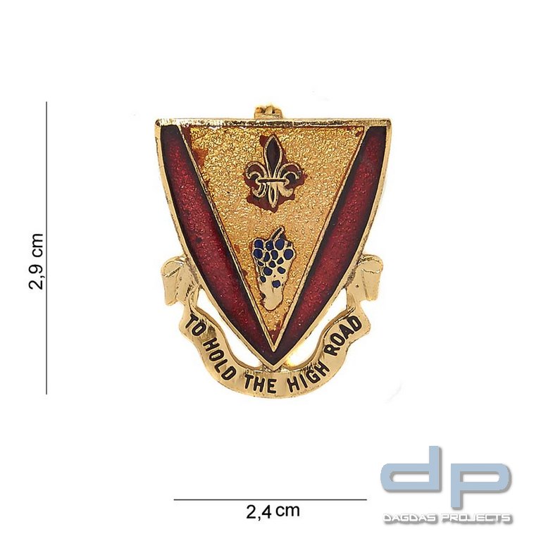 Emblem Metall "To hold the High Road"