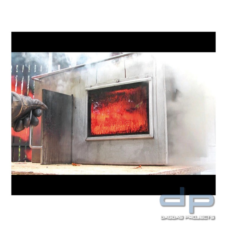 Mini-Backdraft-Trainer / Flash-Over-Box zur Simulation von Rauchgasdurchzündungen