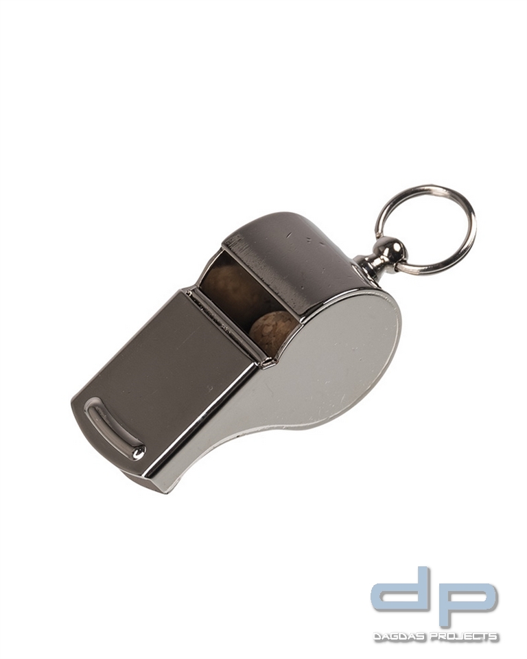 Signalpfeife Military vernickelt 12 Stück