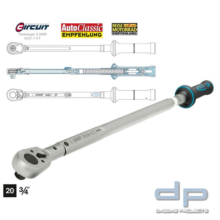 Hazet Drehmoment-Schlüssel 6145-1CT