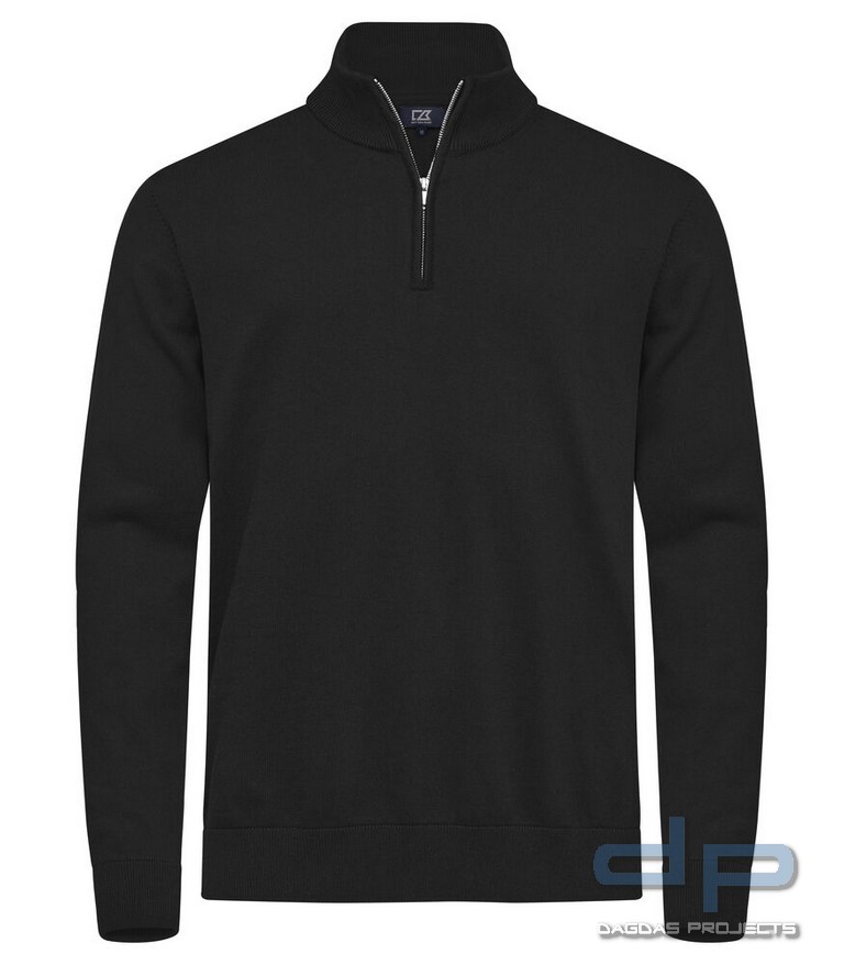 Oakville Half Zip Sweater Men in verschiedenen Farben mit Wunschaufdruck auf Brust und Rücken