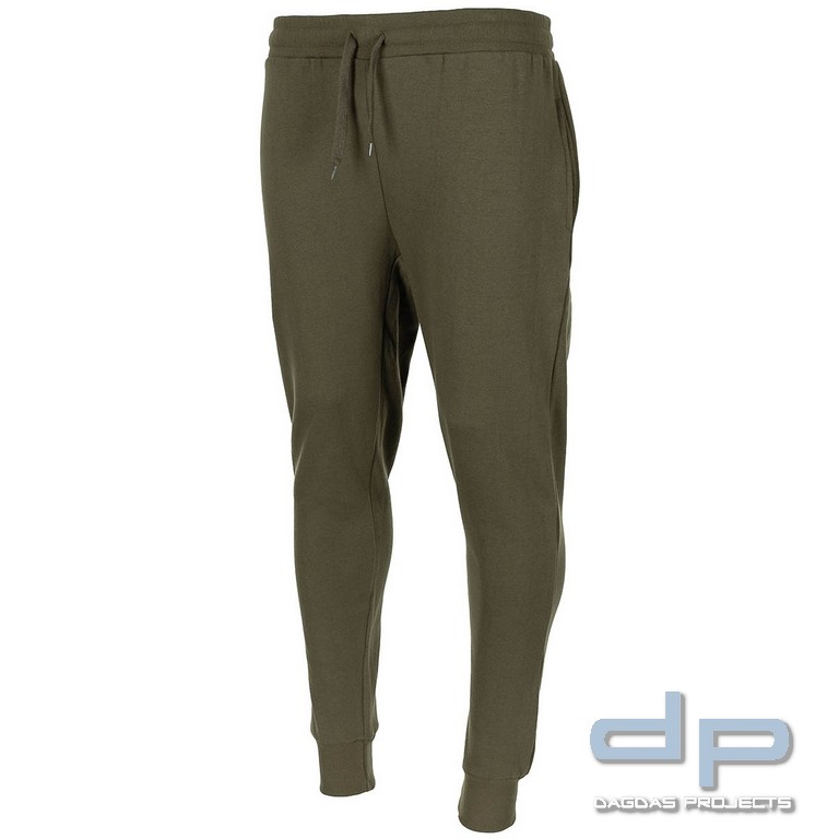 Trainingshose, "Jogger", oliv