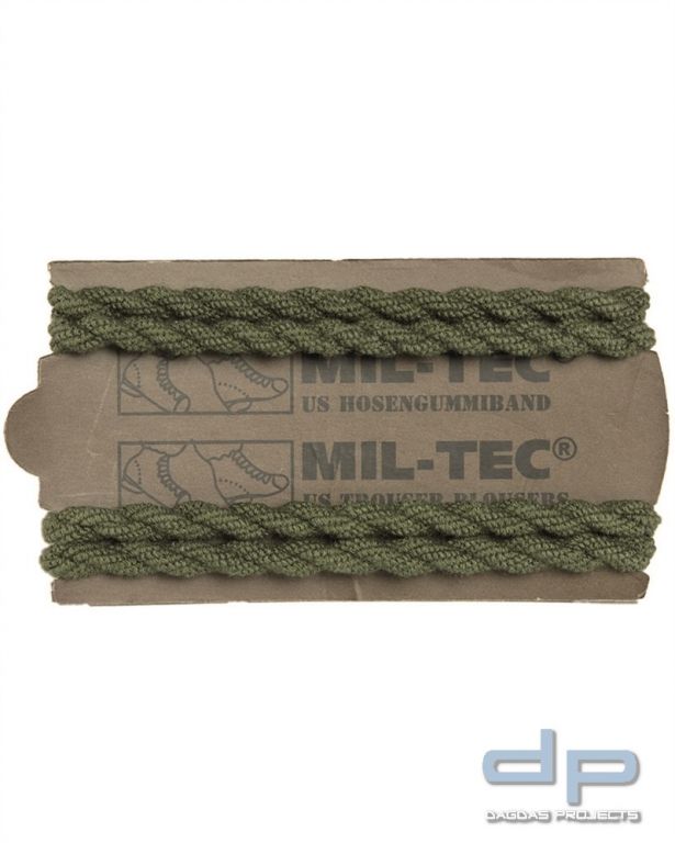 US Hosengummiband oliv (Paar) VPE 20