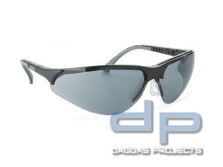 Terminator Brille Anthrazit, Glas Carbon-Grau - Ultramodernes Sport-Design