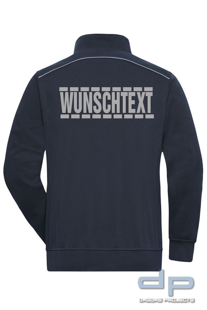 Half-Zip Sweat dp S-Serie in verschiedenen Farben mit Wunschaufdruck umrandet
