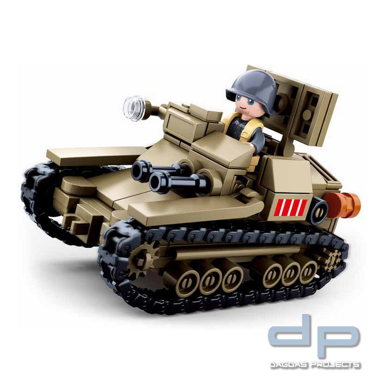 Sluban Small Italian tank M38-B0709 #16138