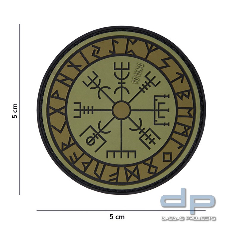 Emblem 3D PVC Protect Shield grün