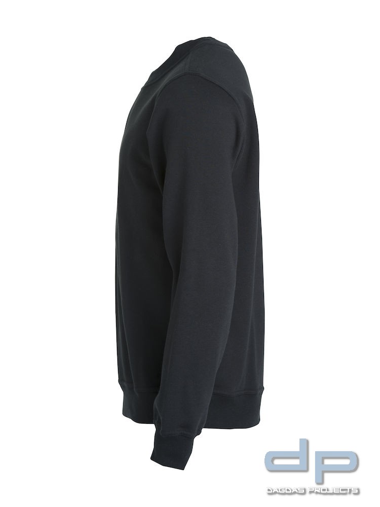 Feuerwehr Logo Sweat-Shirt Super Premium T in Schwarz mit gelber Folie Größe: S