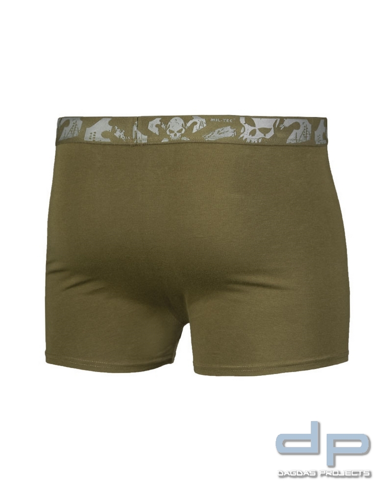 BOXER SHORTS′SKULL′(2ER PACK)OLIV VPE 2
