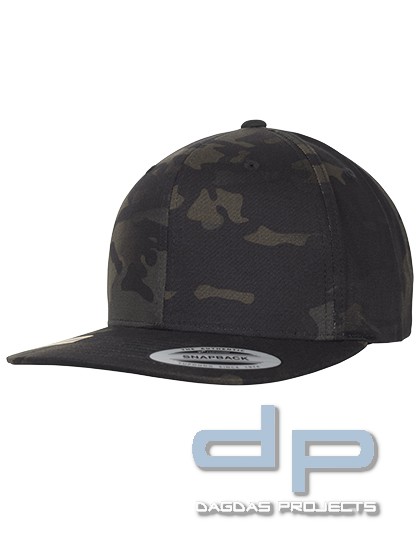 Classic Snapback Multicam in Schwarz Multicam und Multicam