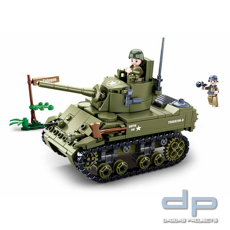 Sluban Allied Light tank M38-B0856 #16103