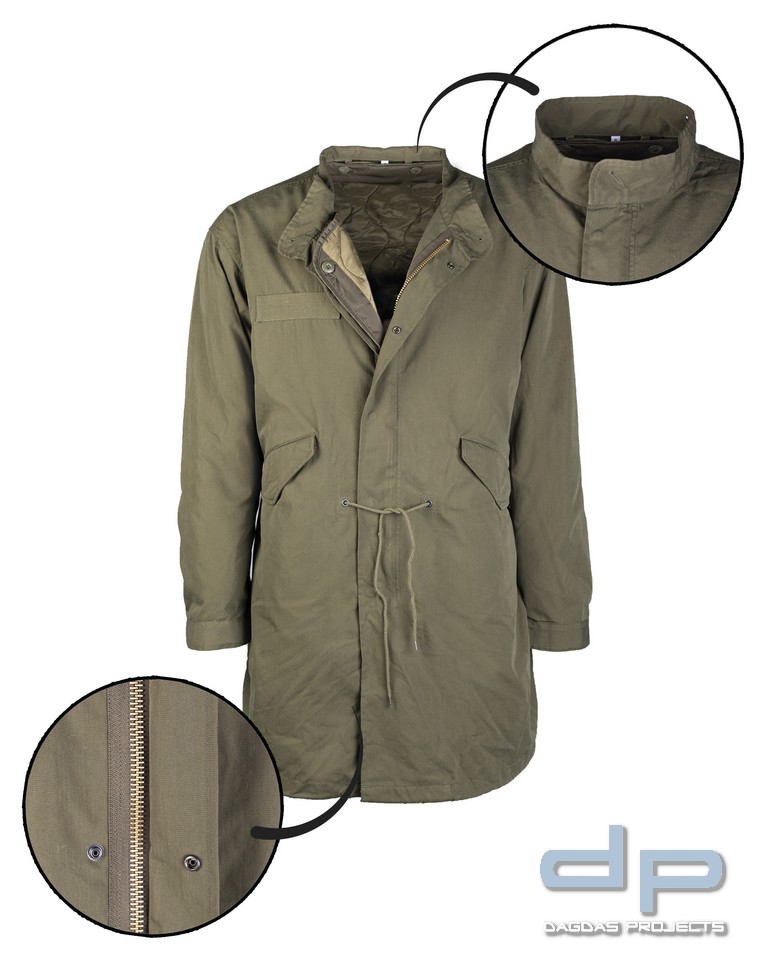 US SHELL PARKA M65 M.LINER OLIV