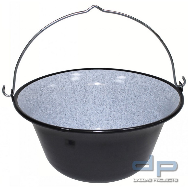 Ungar. Gulaschkessel, Emaille, 14 Liter