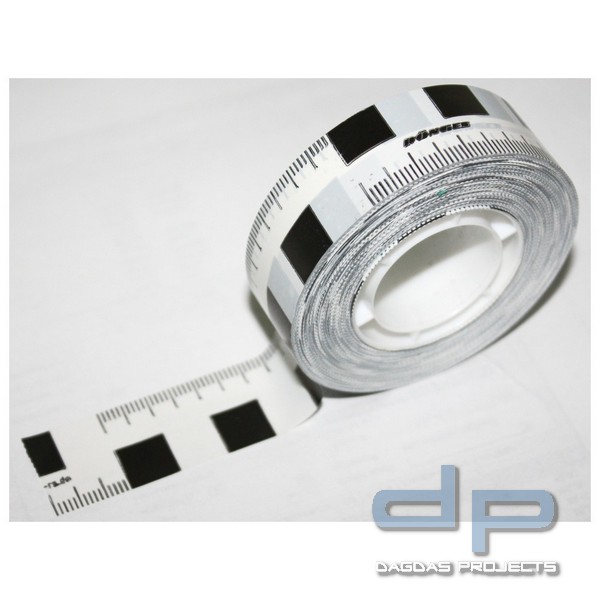 Millimeterklebeband, Breite 19 mm, Länge 33 m