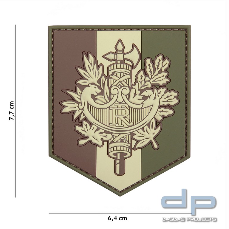 Emblem 3D PVC Französiches Schild woodland