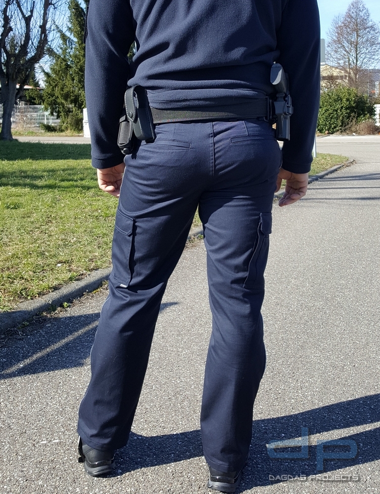ETZEL Diensthose Baden-Württemberg für Damen mit Aufdruck nach Wunsch in reflex Silber, Gr.:Damen 52