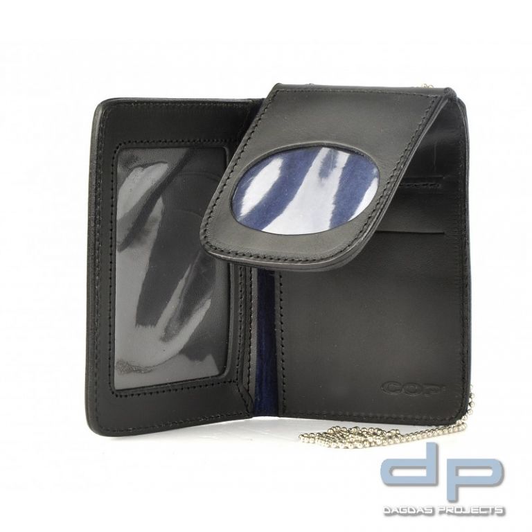 COP® Dienstausweismäppchen OHNE DRUCK, Scheckkartenformat, Leder
