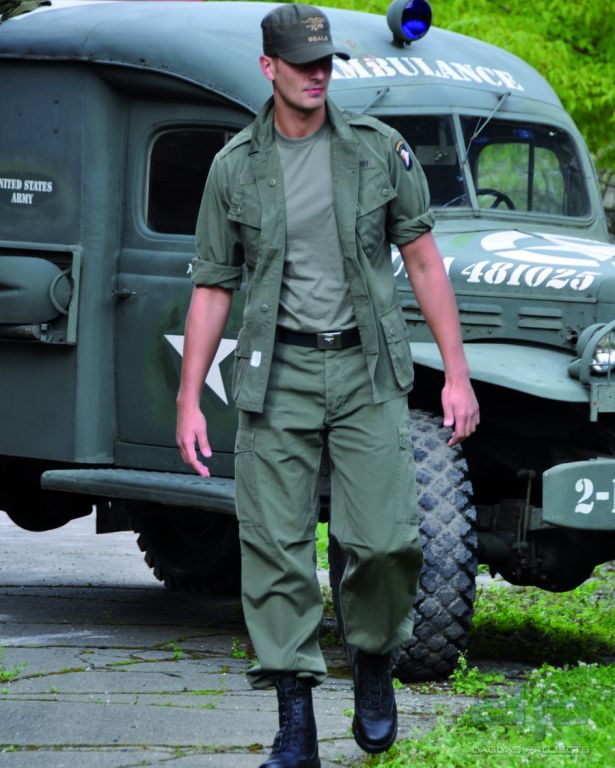 US JUNGLE PANTS M64 VIETNAM OLIV