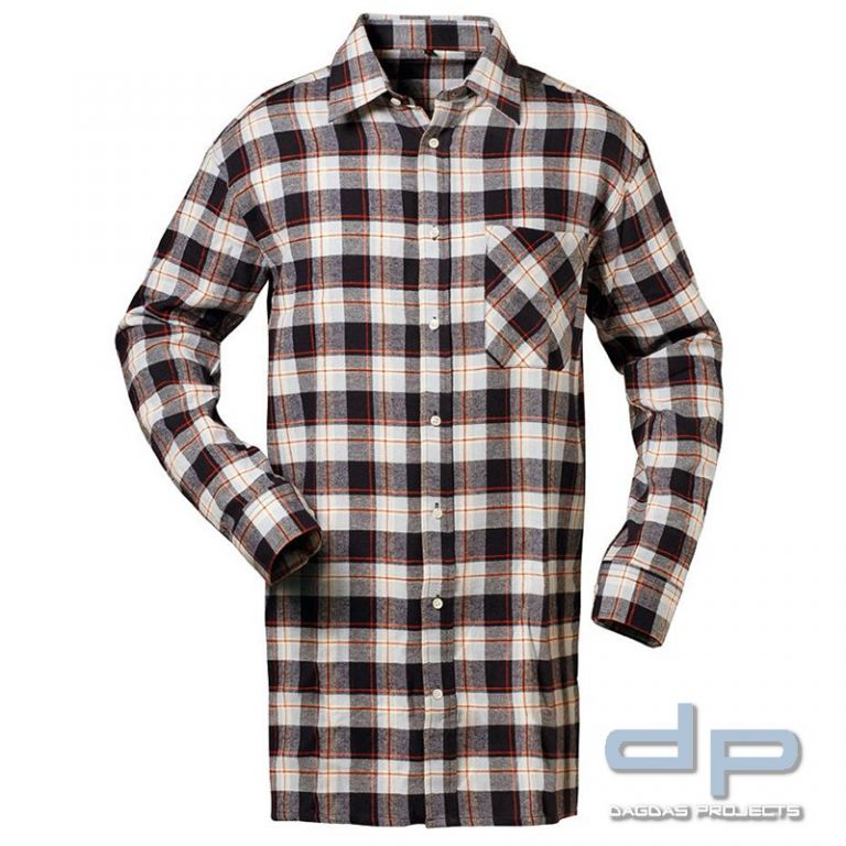 Flanell-Hemd in Marine/Hellblau/Rot-Kariert