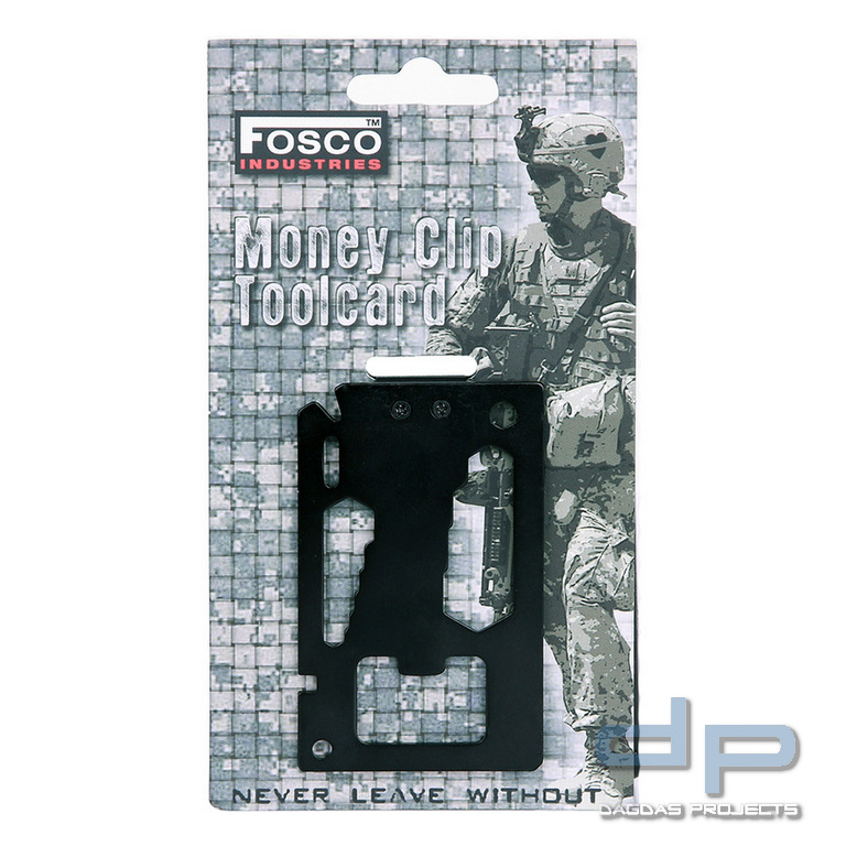 Survival Tool mit Geldscheinklammer