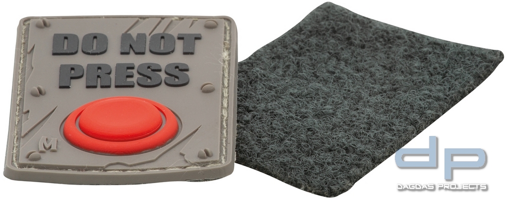 Maxpedition Rubber Patch DO NOT PRESS Swat
