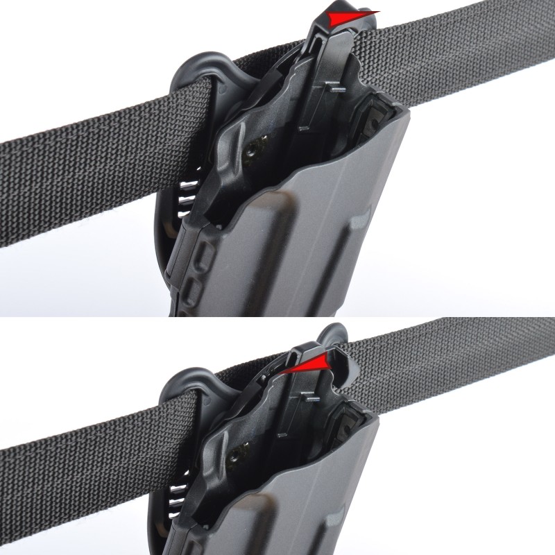 SAFARILAND® 7377AG ALSTM Gürtelholster mit Doppelsicherung ALS/AG