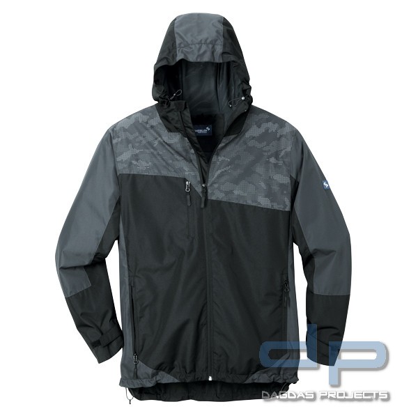 Scheibler Regenjacke in schwarz-grau und royalblau-schwarz