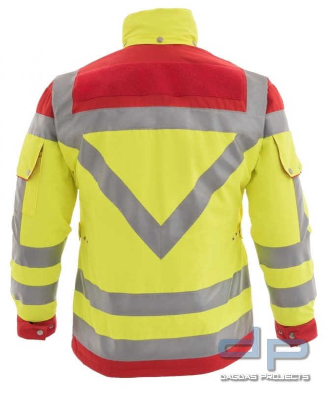Jacke Revolution See it SAFE® leuchtgelb-rot