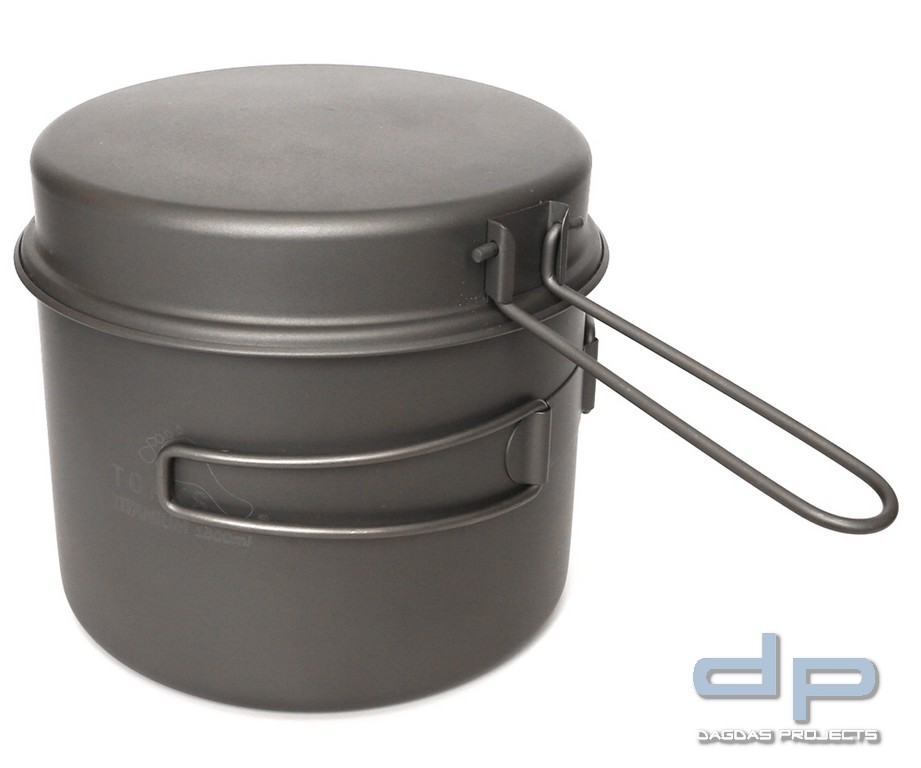 Toaks Titanium Pot 1600 ml mit Pfanne