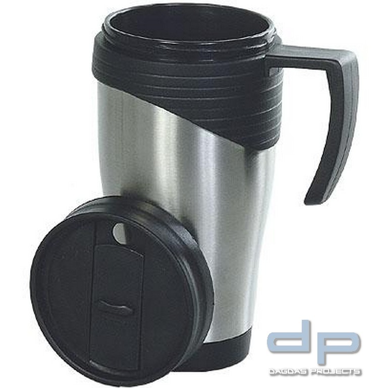 Edelstahl Becher Adventure Doppelwandig 0,4 Liter