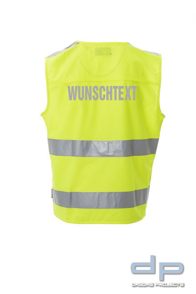 Payper Warnschutzweste "EXPERT" in verschiedenen Farben mit Wunschaufdruck in reflex silber