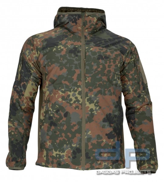 AB Hooded Jacket Insulated Level 4 Camouflage (Übergangs- Jacke) in Flecktarn