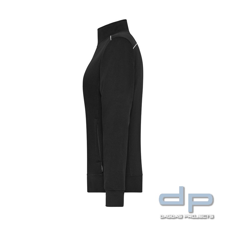 Ladies Sweat Jacke dp S-Serie in verschiedenen Farben mit Wunschaufdruck