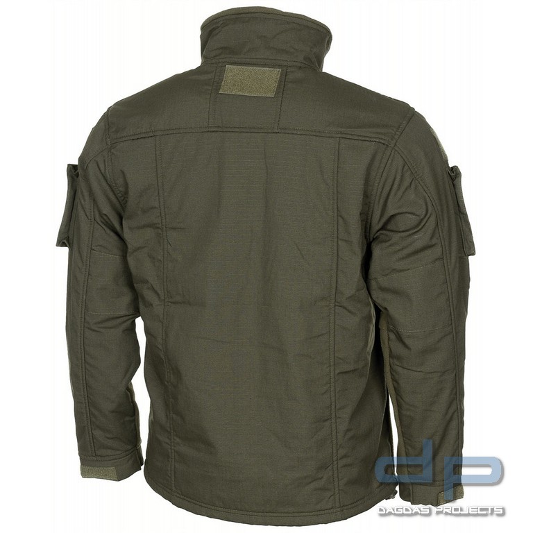 Fleece-Jacke, "Combat", oliv